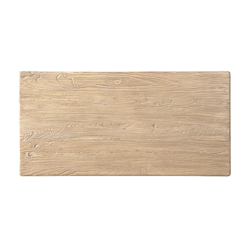 Hawthorne 48" Solid Reclaimed Elm Rectangular Trestle Coffee Table