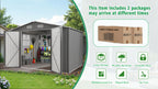 10x12FT Outdoor Storage Shed
