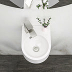 Stain Resistant Rectangular Bathroom Sink