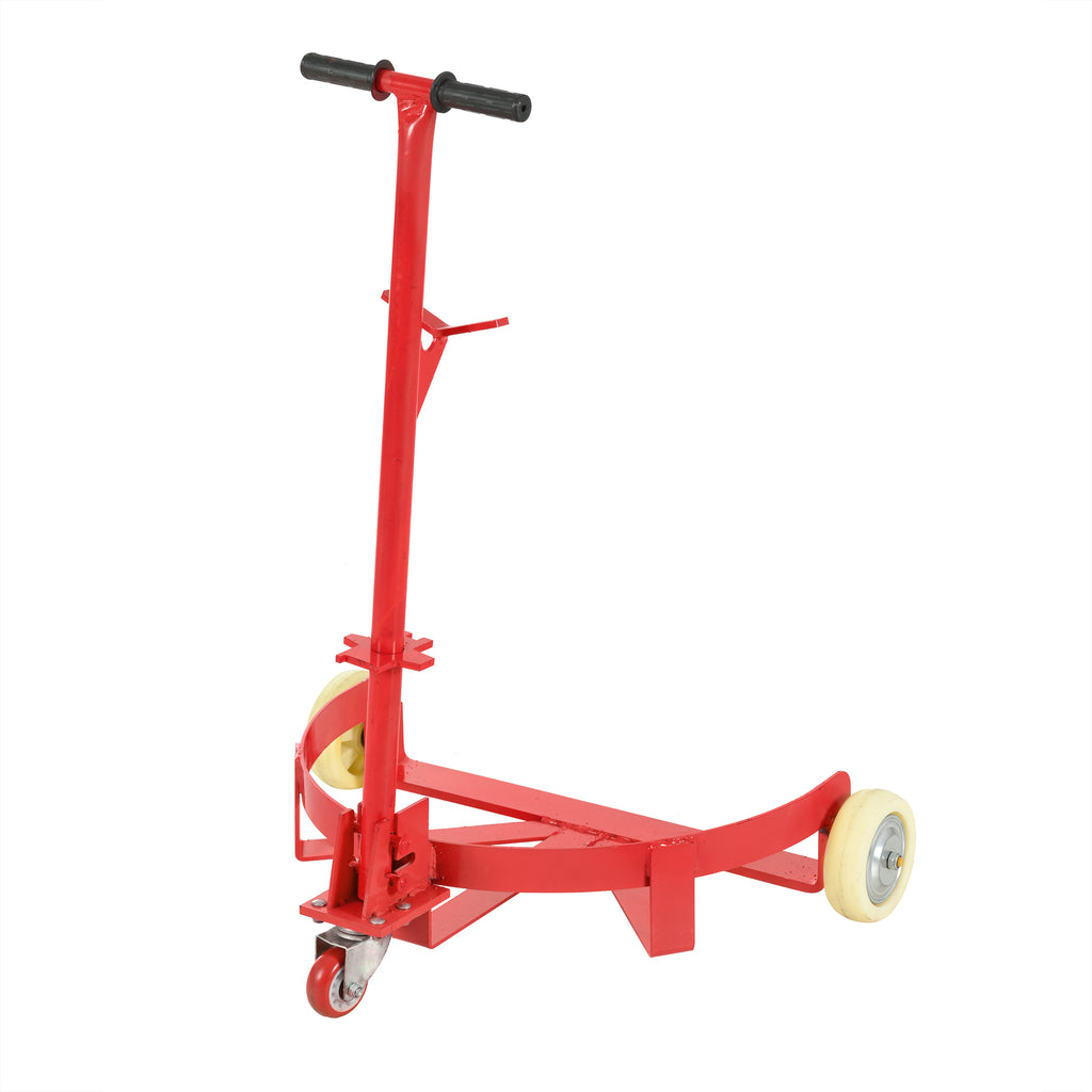 55 Gallon Drum Dolly, 1200lbs Capacity - Red
