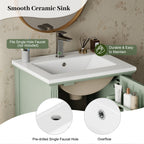 20" Bathroom Vanity with Ceramic Sink