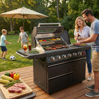 46-Inch Deluxe Stainless Steel Gas Outdoor Kitchen Barbecue Grill