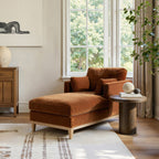 Knox 65" Modern Farmhouse Chaise Lounge Chair