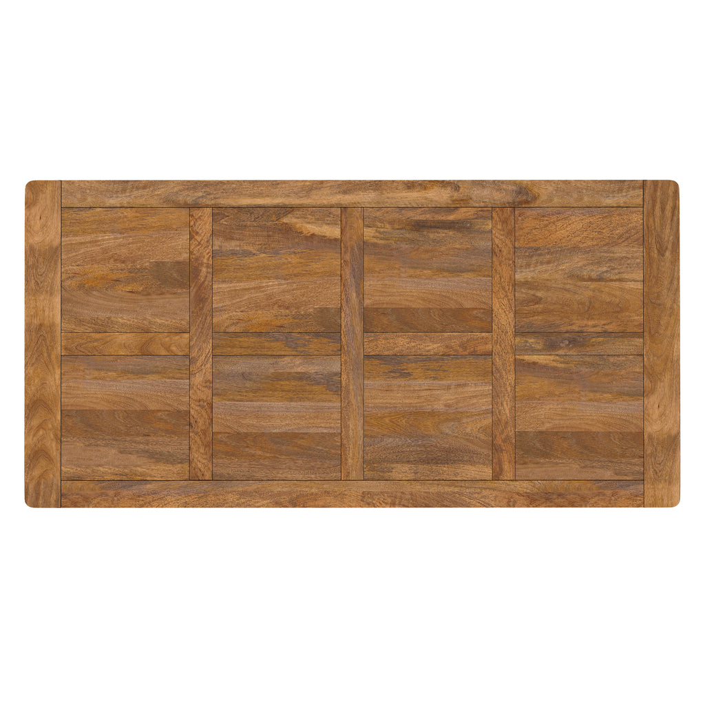 Campbell Dining Table in Burnt Wax