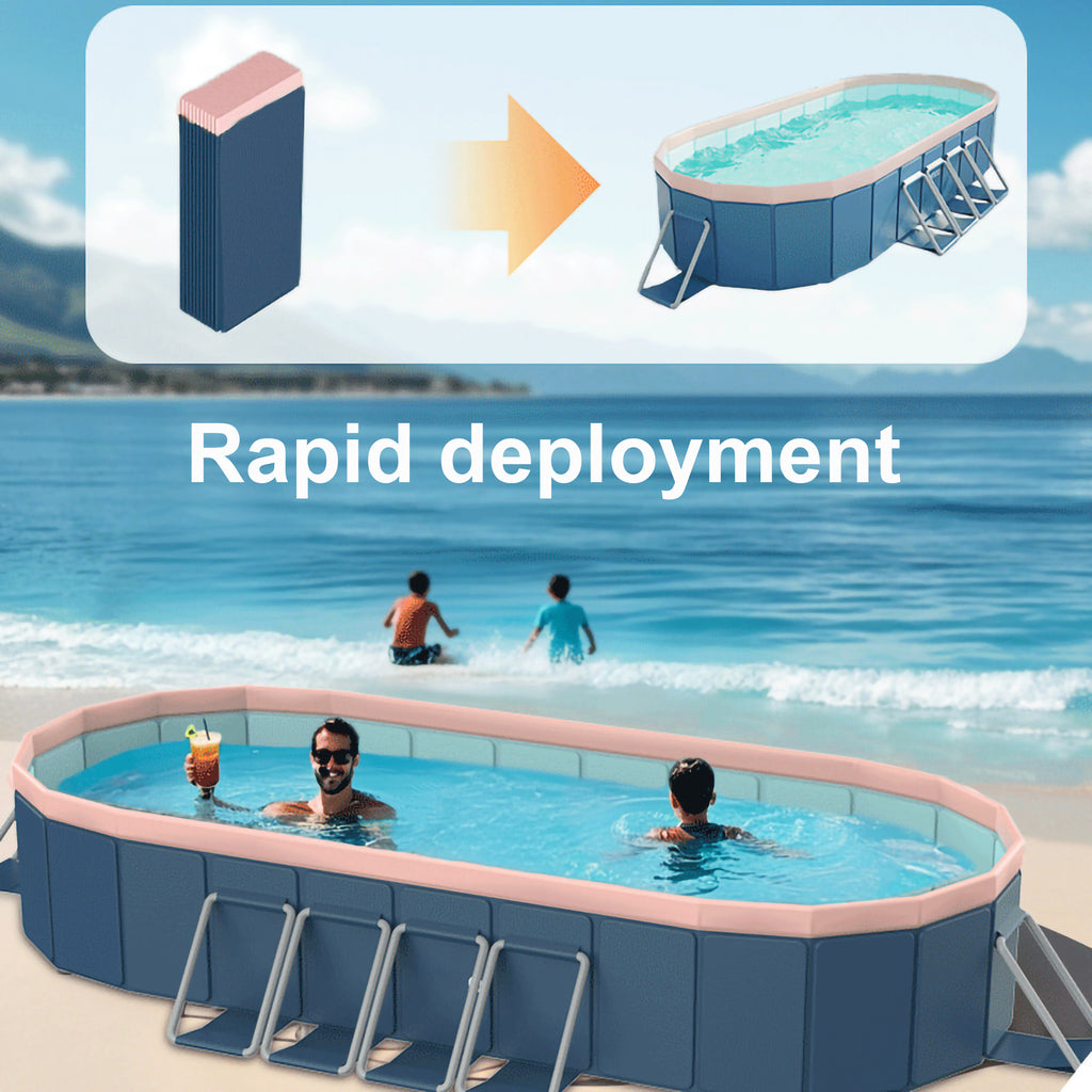 3.65m PVC Folding Pool