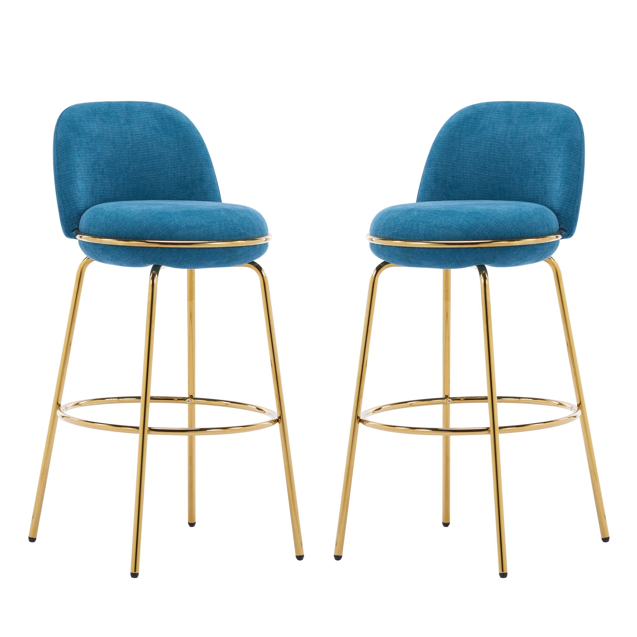 Rio Claro Indoor Upholstered Barstool Set of 2