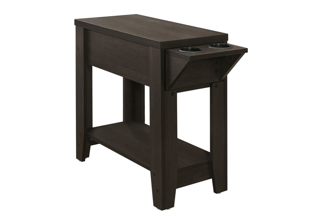 Accent Table with Storage for Living Room & Bedroom
