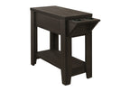 Accent Table with Storage for Living Room & Bedroom