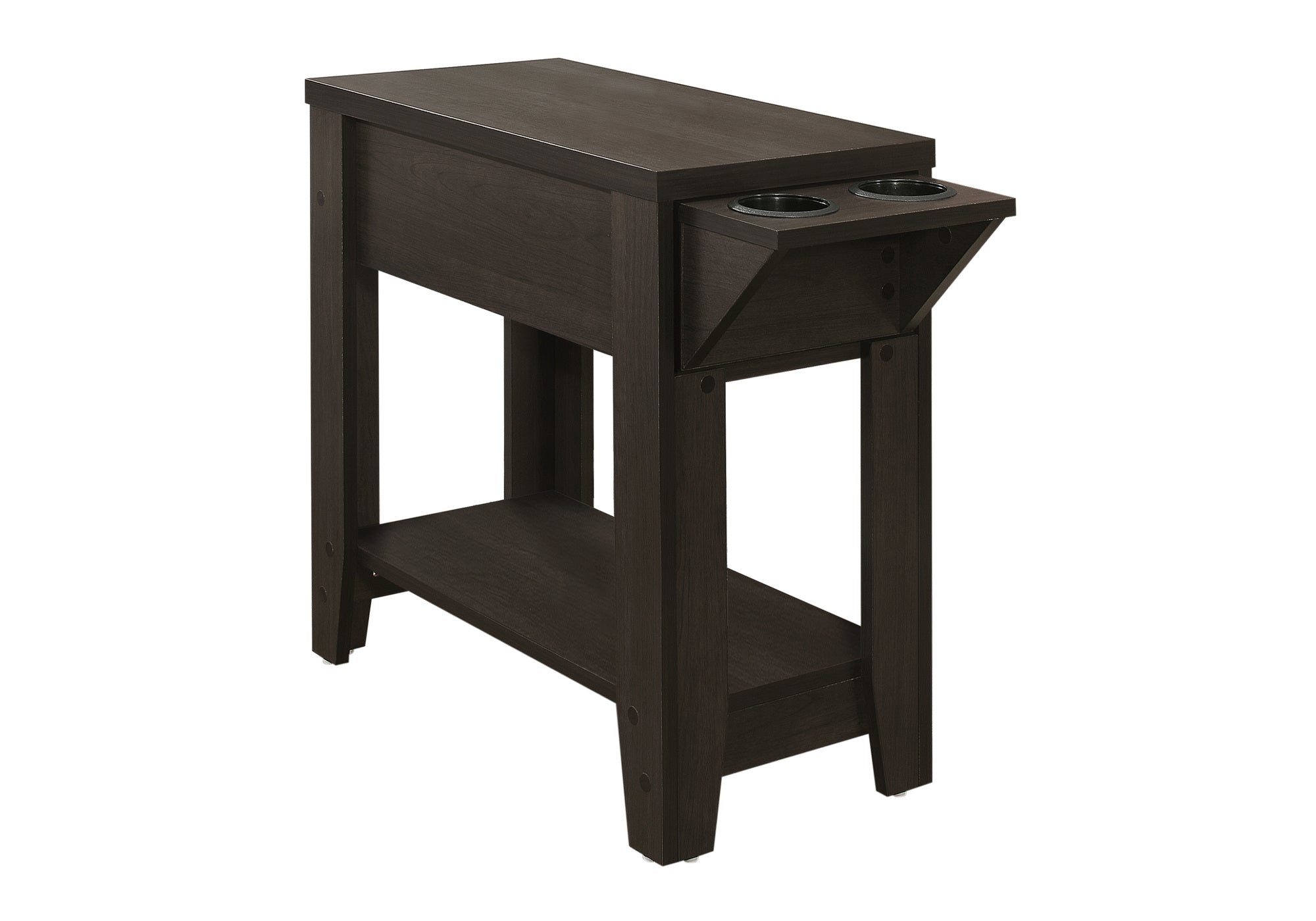 Accent Table with Storage for Living Room & Bedroom