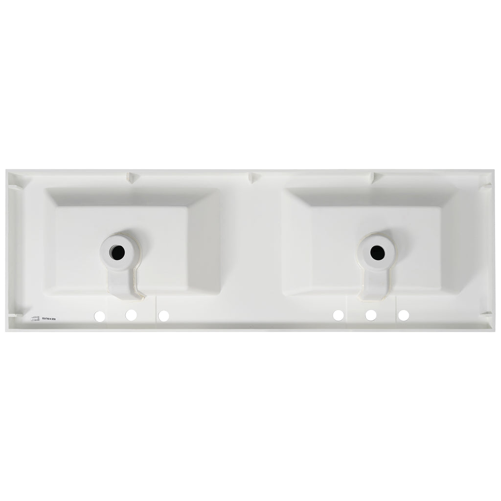 60" Resin Basin for Bathroom Vanity