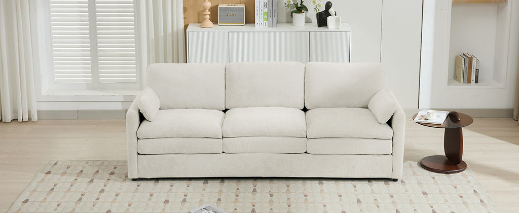 89" Cozy Upholstered 3-Seater Sofa