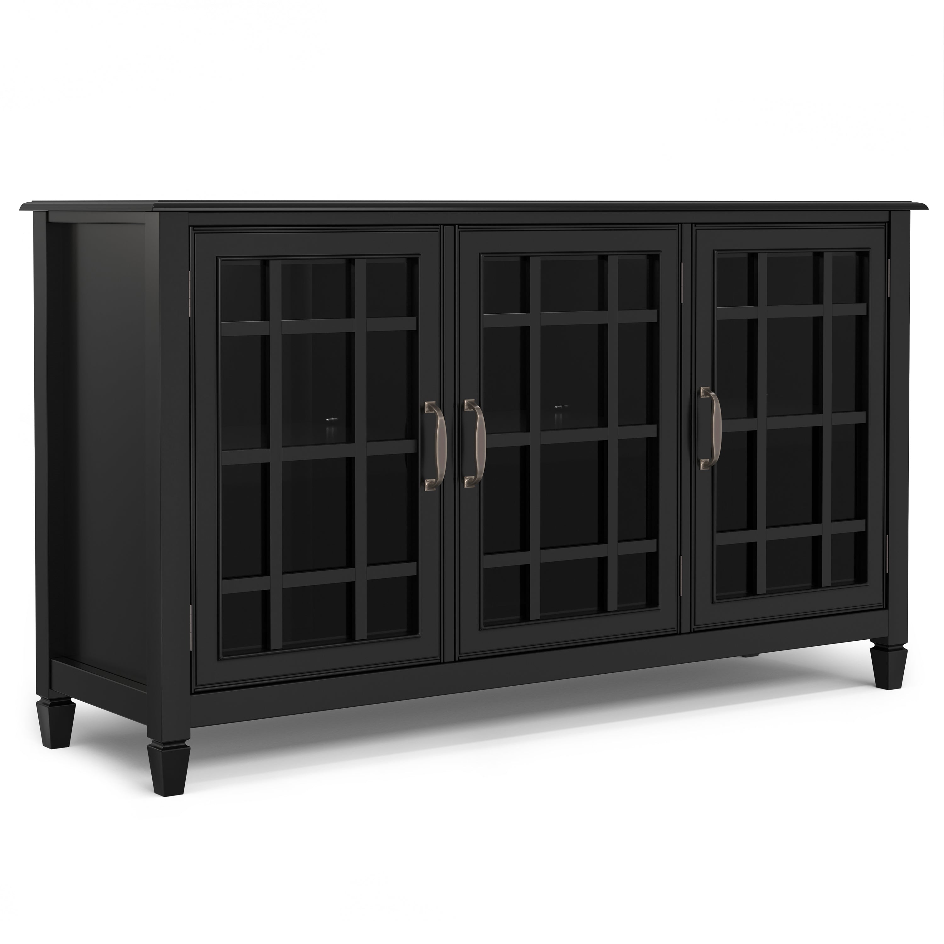 Connaught 60 Inch Wide Solid Wood Storage Cabinet Buffet