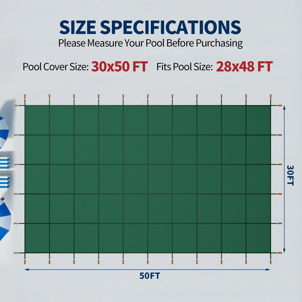 Swimming Pool Safety Cover for Inground Pools