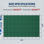 Swimming Pool Safety Cover for Inground Pools
