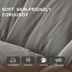 Upholstered Human Dog Bed for Adults and Pets