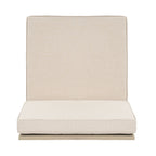 Perla Right Armless Chair - Acacia Wood