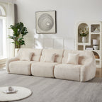 123.2-Inch Modern Luxury Curved Corner Sectional Sofa