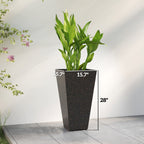 Set of 3 Tall Flower Pots