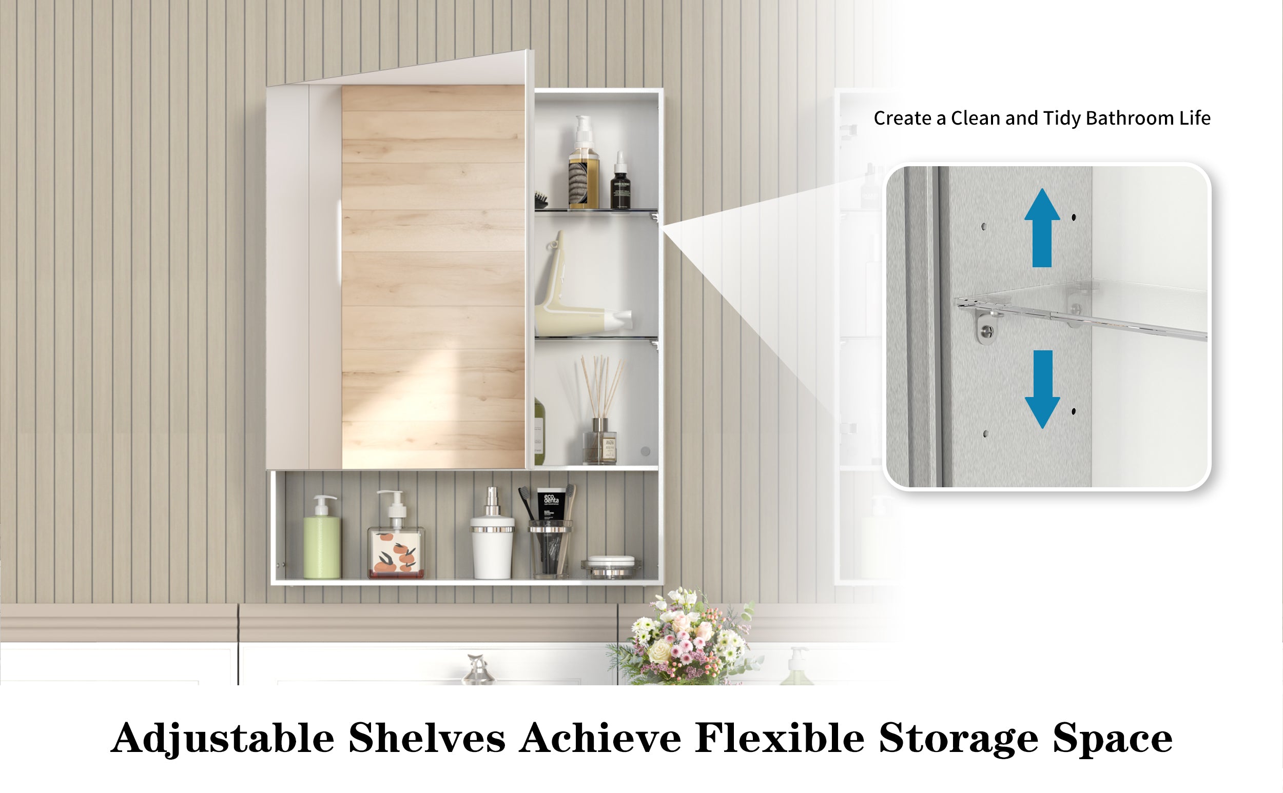 24" x 30" Medicine Cabinet with Mirror