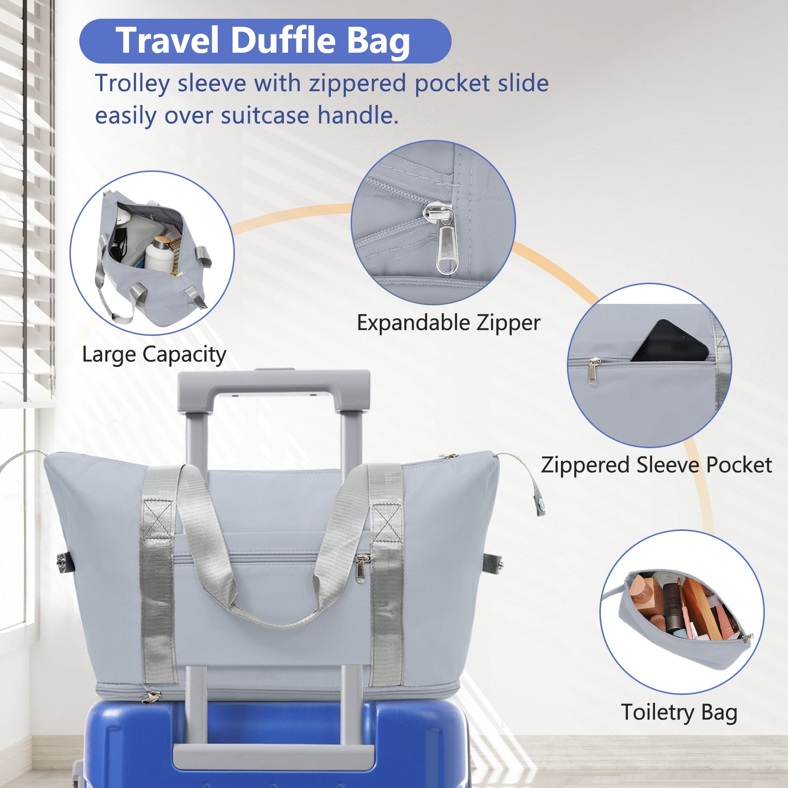 20 Inch Carry On Luggage Set - 3 Piece Hardshell Suitcase