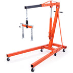Hydraulic Engine Hoist with Lever, 2 Ton/4400 LBS Heavy-duty Cherry Picker