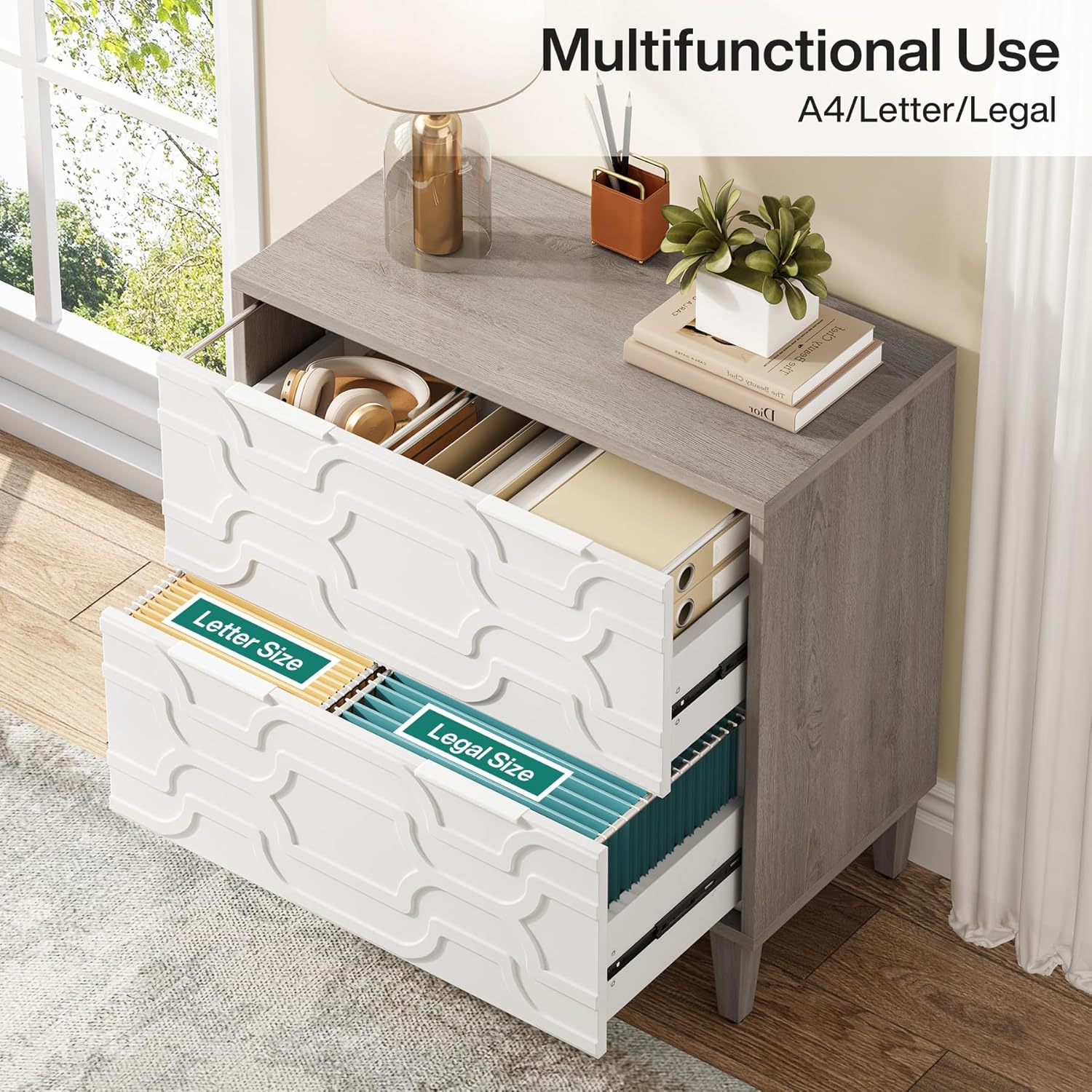 2-Drawer Lateral File Cabinet