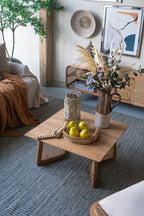 Set of 3 Round Bamboo Decorative Trays