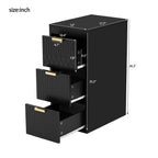 24-Inch Wall Mounted Floating Cabinet with Side Cabinet Combo