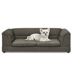 Oversized Pet Sofa, Curved Armrest Rectangular Dog Sofa