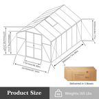 Newly Designed Greenhouse 8x12 FT