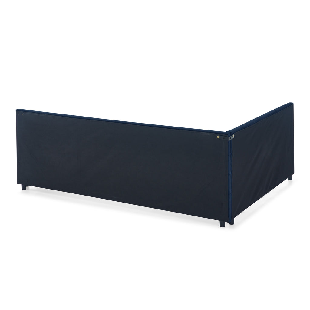 Queen Size Upholstered Tufted Bed Frame
