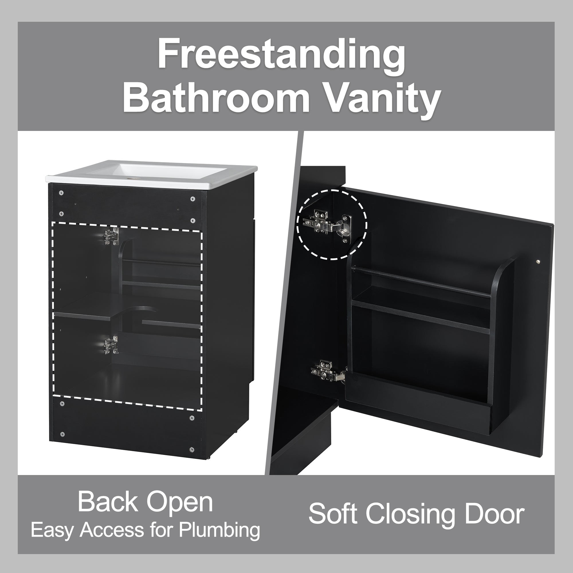 20" Bathroom Vanity with Sink