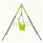 XNS001 Indoor-Outdoor Baby Swing with Safety Seat