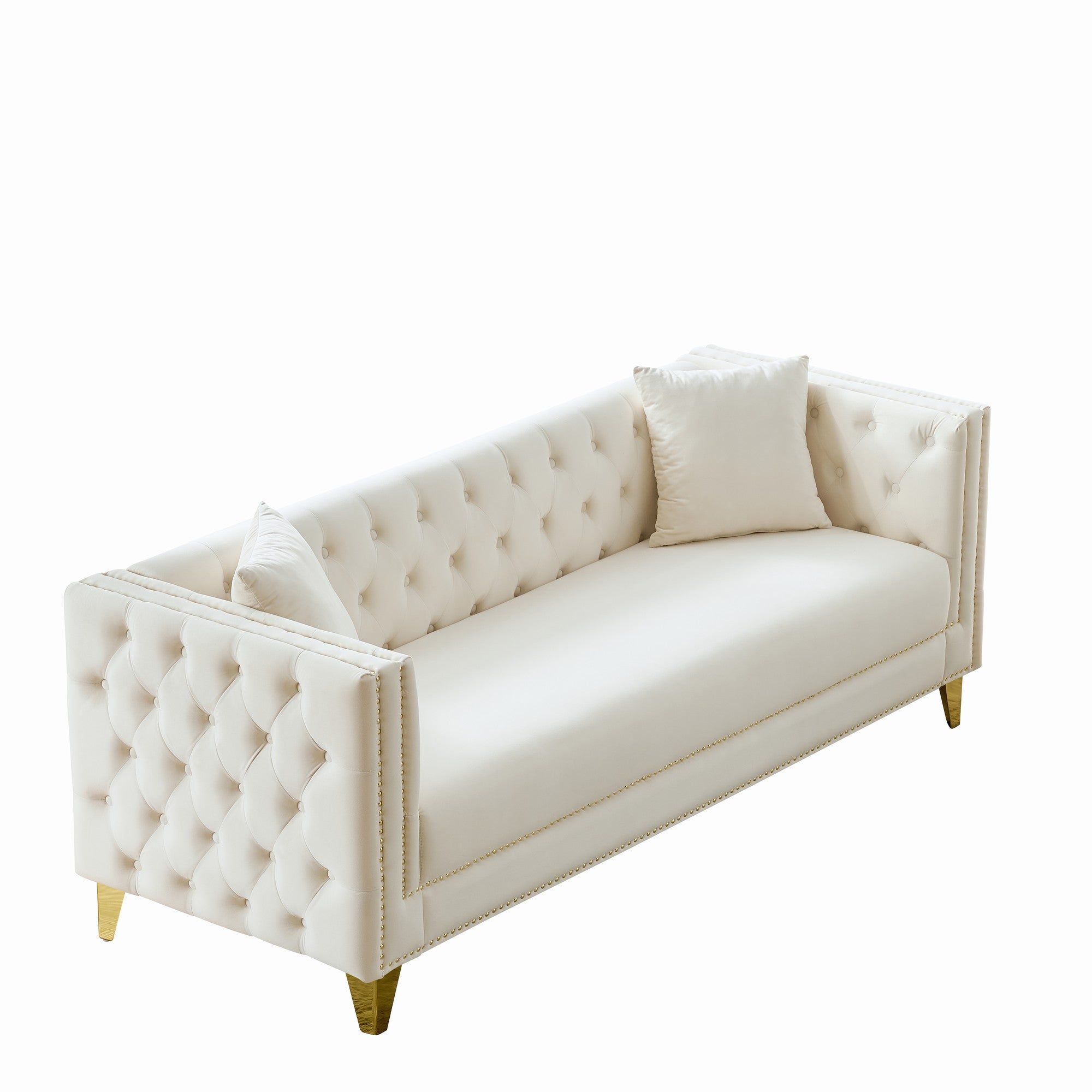 Chesterfield Velvet Sofa - 3 Seater