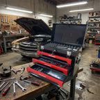 20'' Portable 3-Drawer Steel Toolbox