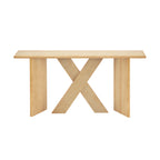 60.25" Minimalist Modern X-Frame Console Table