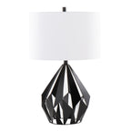 Contemporary Metal Table Lamp in Matte