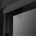 60'' W x 74'' H Sliding Frameless Shower Door with 6mm Tempered Glass