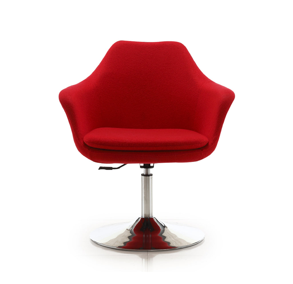 Kinsey Wool Blend Swivel Lounge Chair