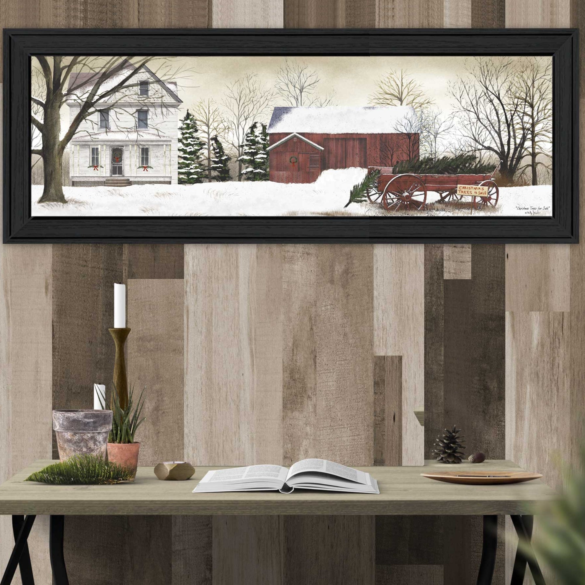 Christmas Trees for Sale Framed Wall Art