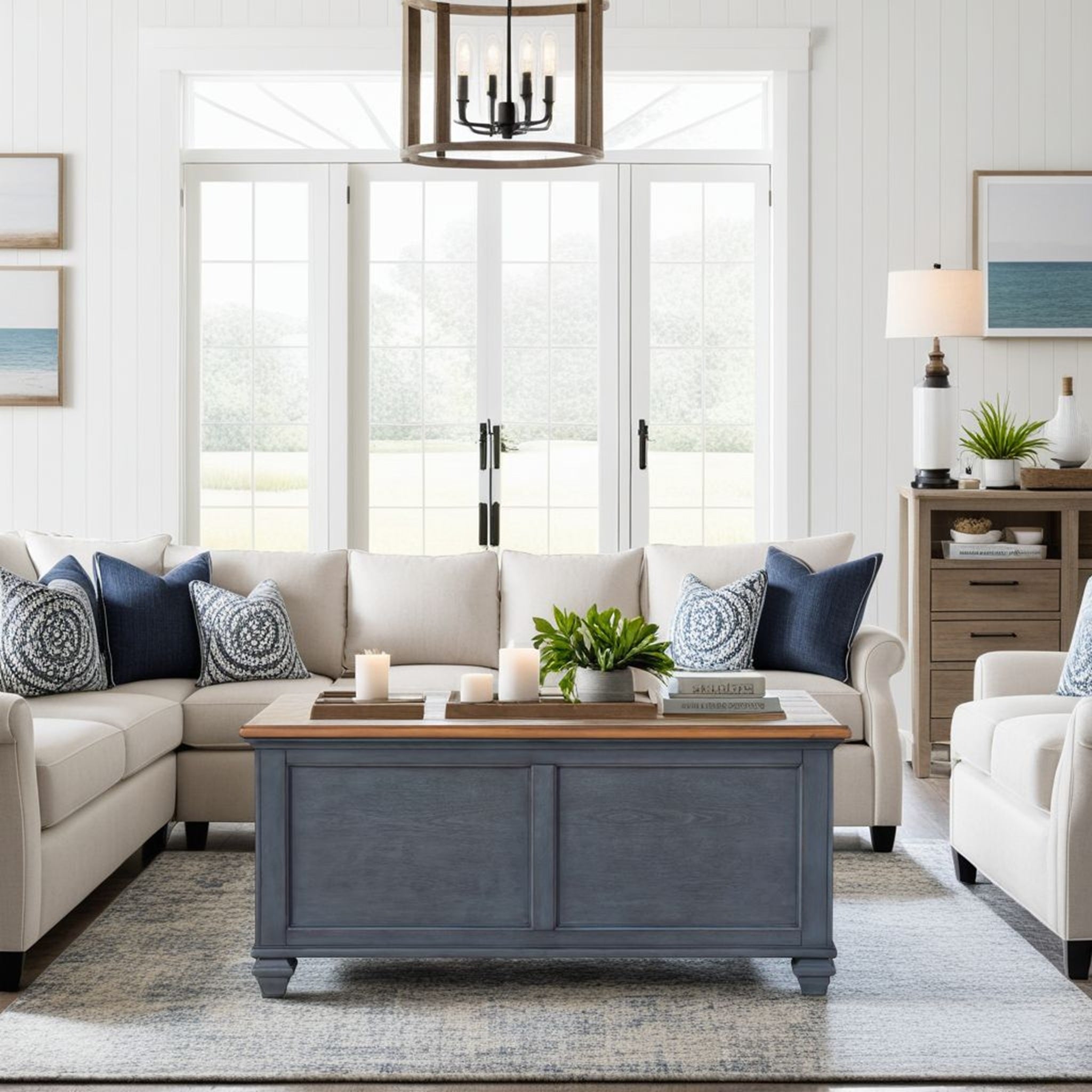 Americana 40 Inch Lift-Top Coffee Table