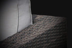 LSI 3-Piece Wicker Rattan Patio Sofa Set