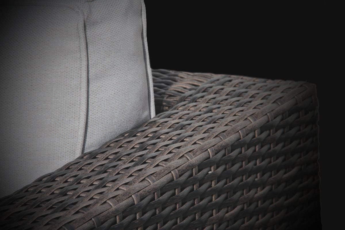 LSI 3-Piece Wicker Rattan Patio Sofa Set