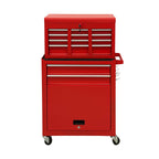 8-Drawer High-Capacity Rolling Tool Chest - Red