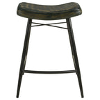 Ridgeway Leather Counter Stools Set of Two
