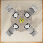 47" Round Farmhouse Dining Table – Rustic