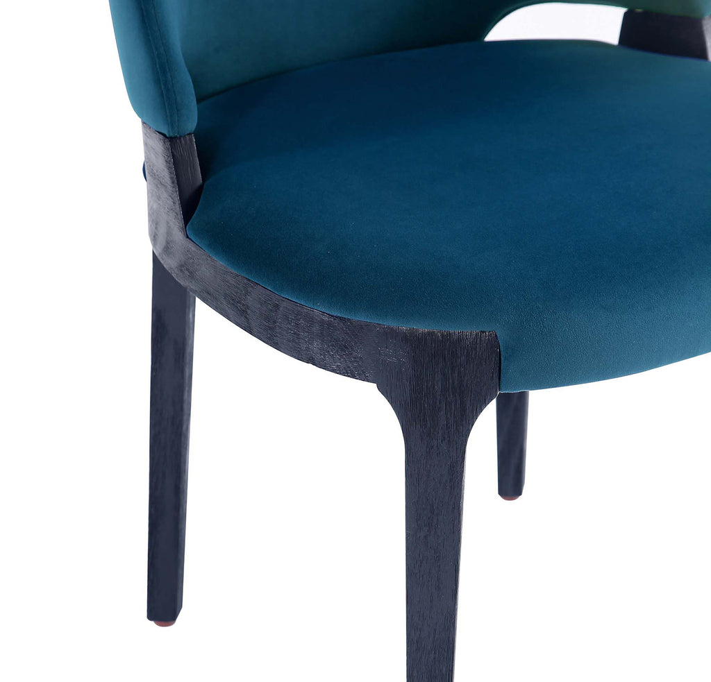 Kara Wood Upholstered Dining Chair