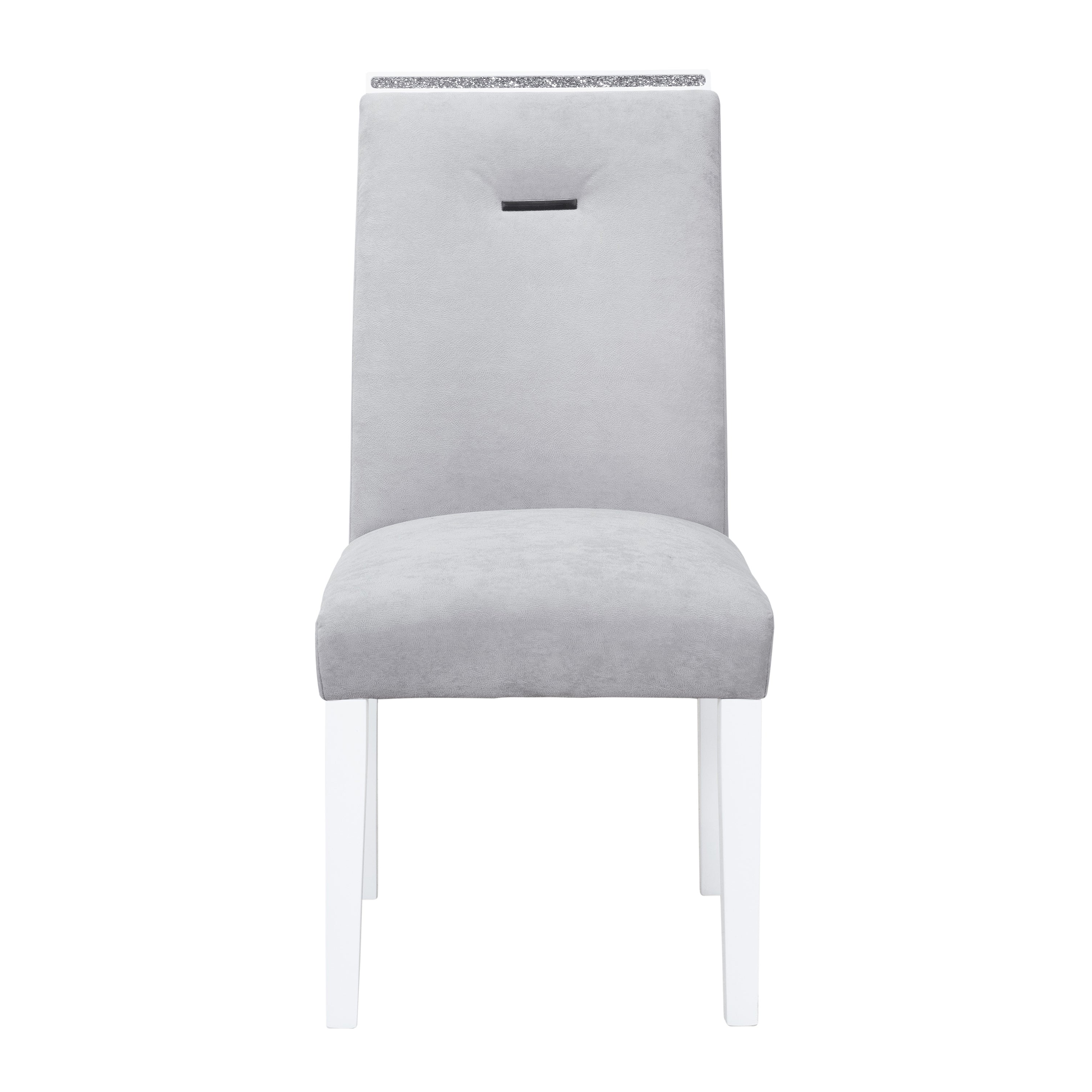 Ariya Grey/White Dining Chair Kit of 2