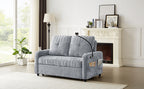 53.9" Modern Loveseat Pull-out Sofa Bed