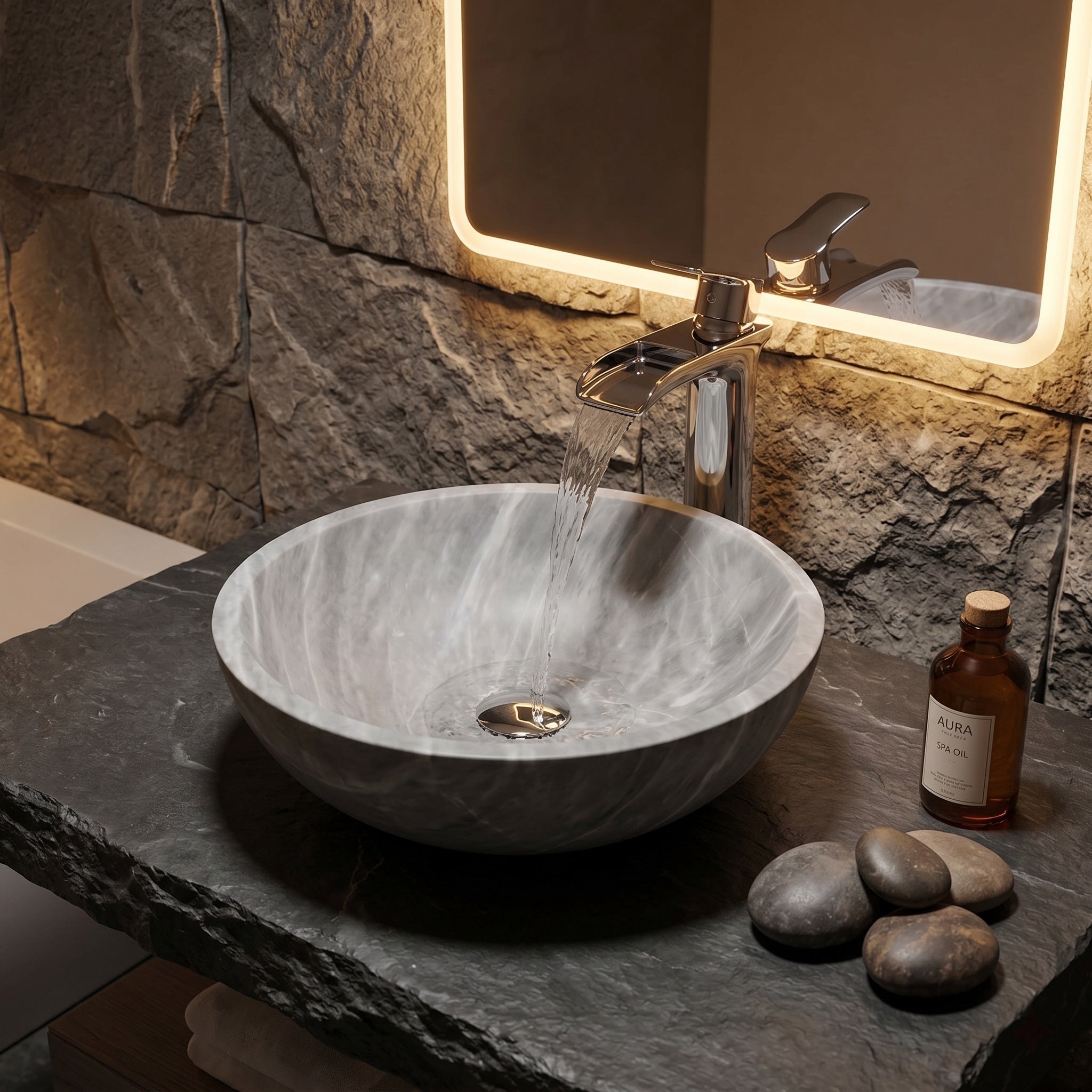 Gray Bathroom Vanity